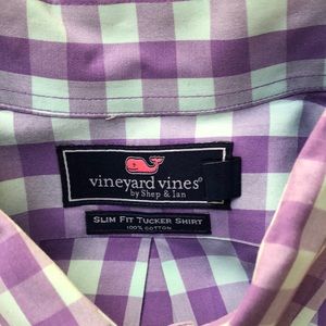 Vineyard Vines slim Tucker Shirt Medium lightly used
